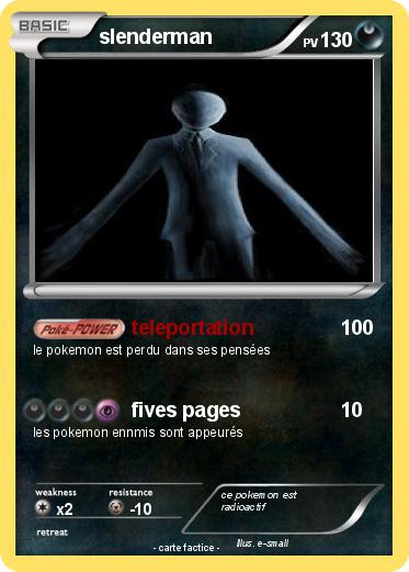 Pokemon slenderman