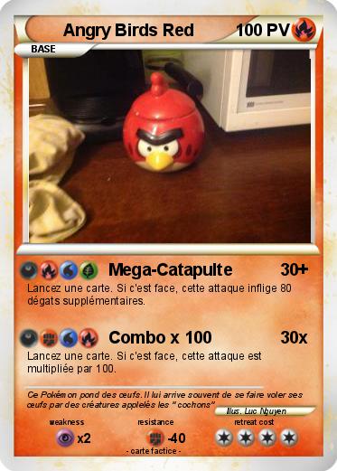 Pokemon Angry Birds Red