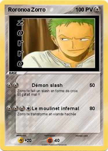 Pokemon Roronoa Zorro