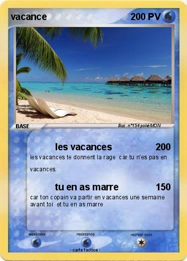 Pokemon vacance
