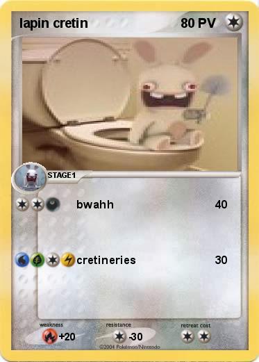 Pokemon lapin cretin