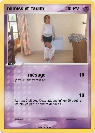Pokemon mimiss et  fadim