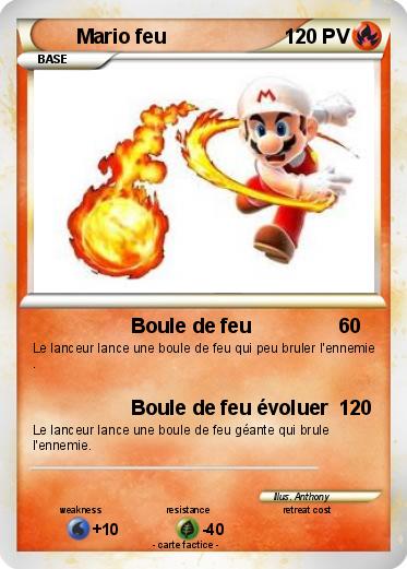 Pokemon Mario feu