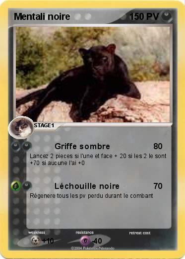 Pokemon Mentali noire