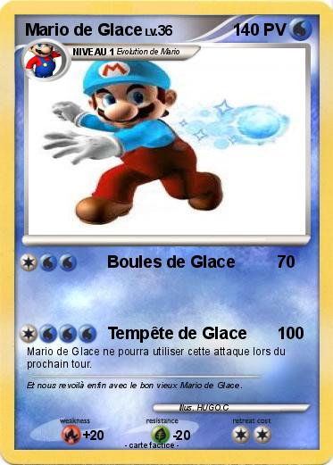 Pokemon Mario de Glace