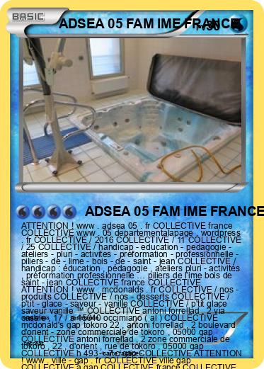 Pokemon ADSEA 05 FAM IME FRANCE