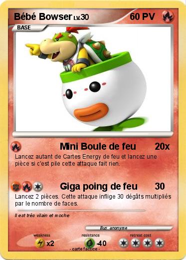 Pokemon Bébé Bowser