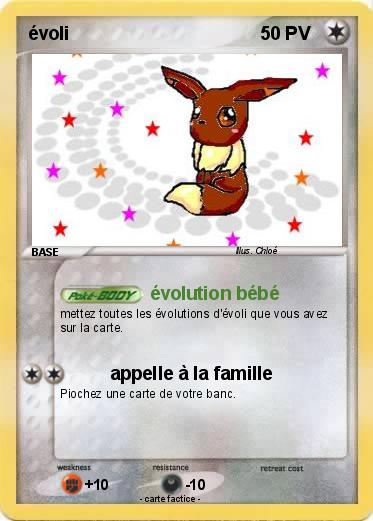 Pokemon évoli