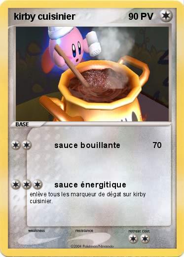 Pokemon kirby cuisinier