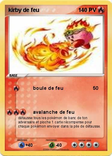 Pokemon kirby de feu