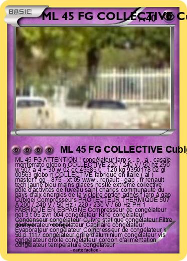 Pokemon ML 45 FG COLLECTIVE Cubigel