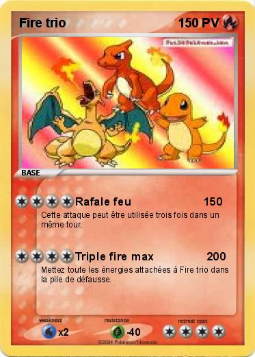Pokemon Fire trio