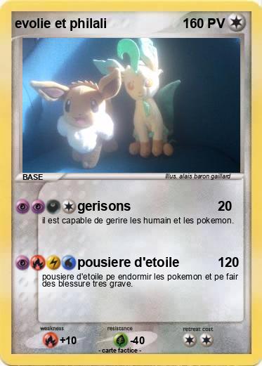 Pokemon evolie et philali