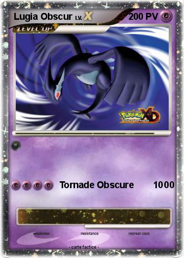 Pokemon Lugia Obscur