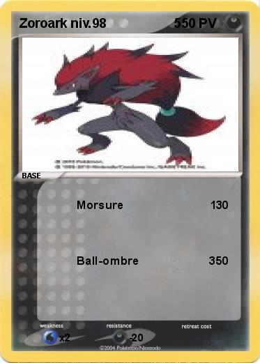 Pokemon Zoroark niv.98                   5
