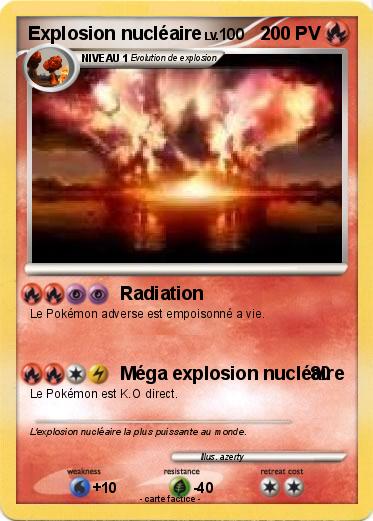 Pokemon Explosion nucléaire