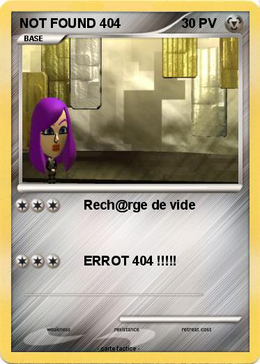 Pokemon NOT FOUND 404