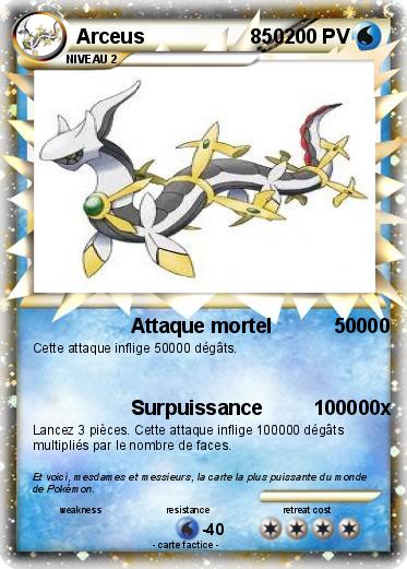 Pokemon Arceus                   850