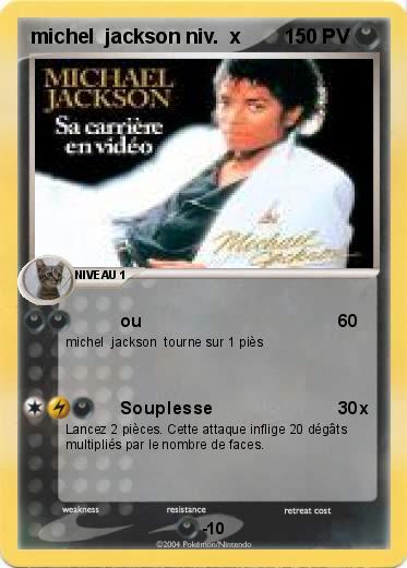 Pokemon michel  jackson niv.  x