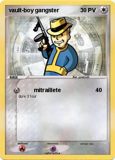 Pokemon vault-boy gangster