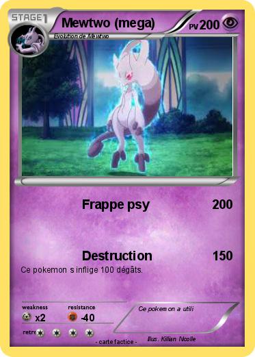 Pokemon Mewtwo (mega)