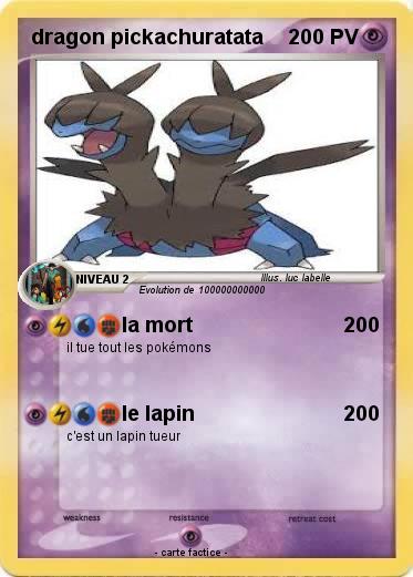 Pokemon dragon pickachuratata