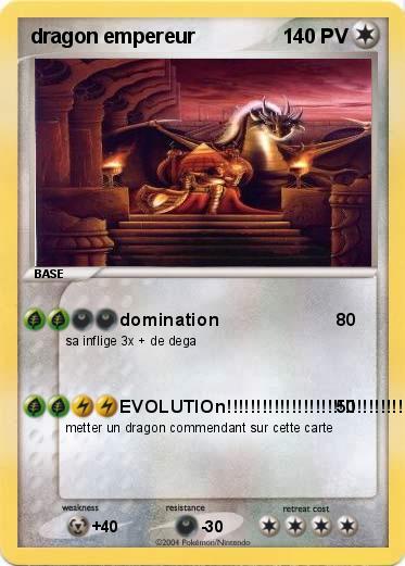 Pokemon dragon empereur