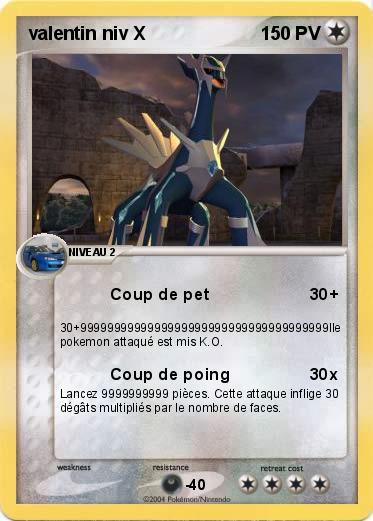 Pokemon valentin niv X