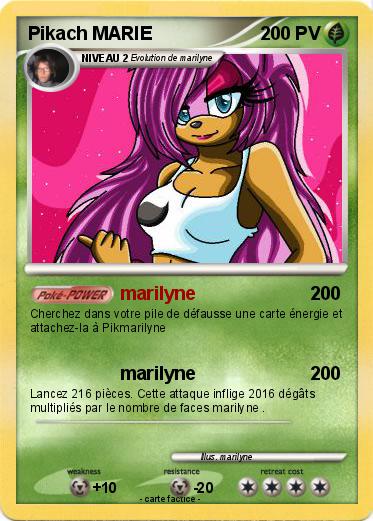 Pokemon Pikach MARIE
