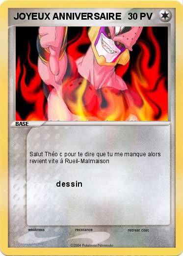 Pokemon JOYEUX ANNIVERSAIRE