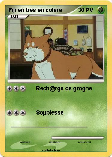 Pokemon Fiji en très en colère