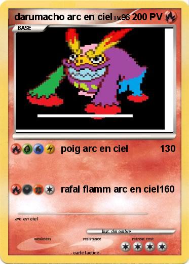 Pokemon darumacho arc en ciel