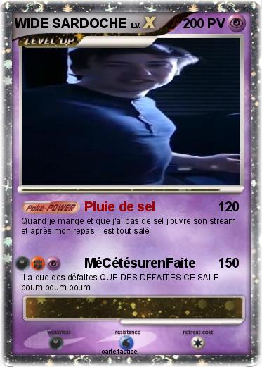 Pokemon WIDE SARDOCHE