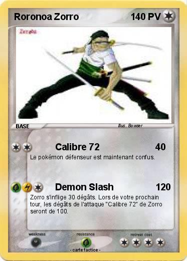 Pokemon Roronoa Zorro