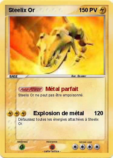 Pokemon Steelix Or