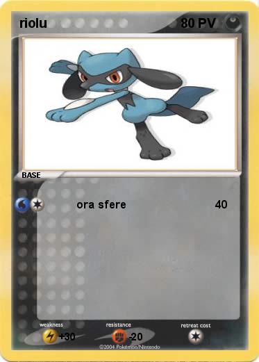 Pokemon riolu