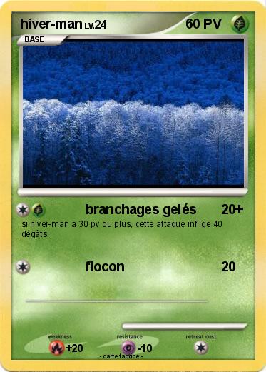 Pokemon hiver-man