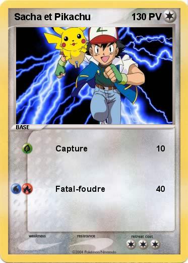 Pokemon Sacha et Pikachu
