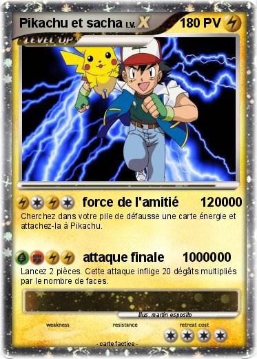 Pokemon Pikachu et sacha