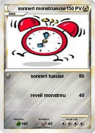 Pokemon sonneri monstrueuse
