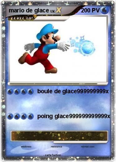 Pokemon mario de glace