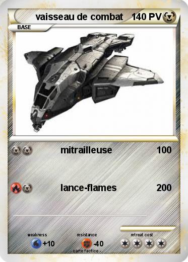 Pokemon vaisseau de combat