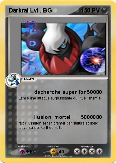 Pokemon Darkrai Lvl . BG