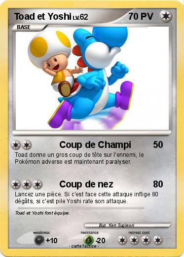 Pokemon Toad et Yoshi