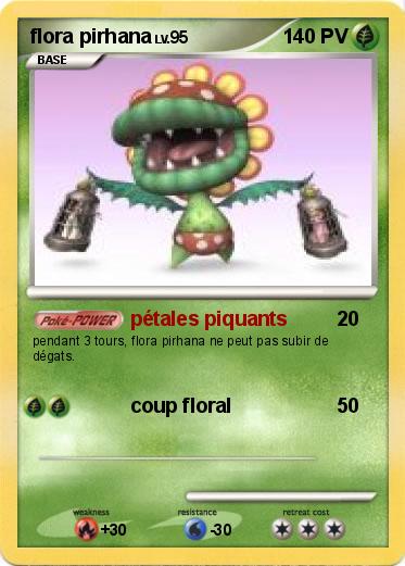 Pokemon flora pirhana