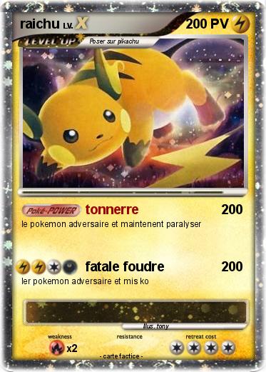 Pokemon raichu