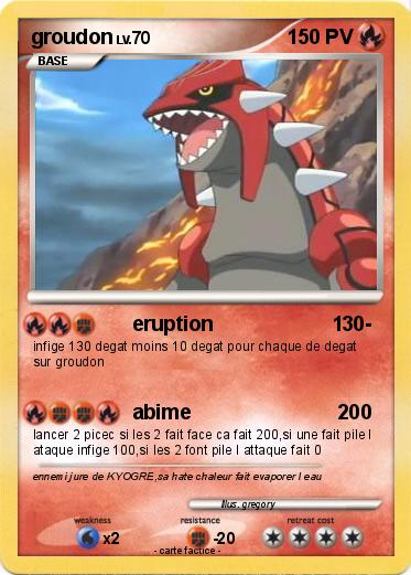 Pokemon groudon