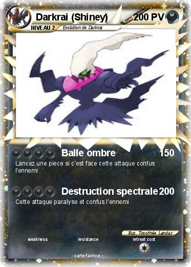 Pokemon Darkrai (Shiney)