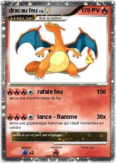 Pokemon dracau feu