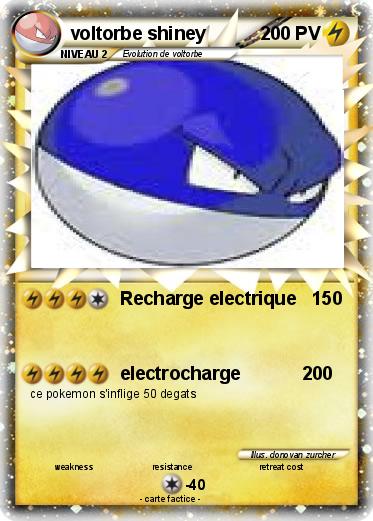Pokemon voltorbe shiney